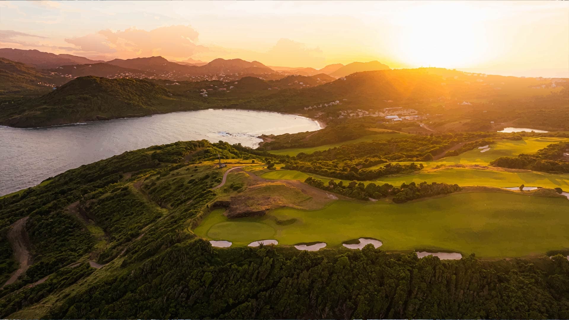 the closing holes above the cove