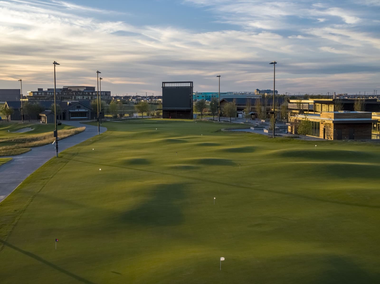 The Dance Floor—two acres of natural-grass putting